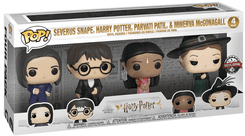Severus Snape, Harry Potter, Parvati Patil & Minerva McGonagall #4 PACK Funko Pop