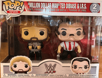 "Million Dollar Man" Ted DiBiase & I.R.S. #2 PACK Funko Pop