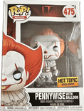 pennywise with balloon blue eyes hot topic yellow background 475