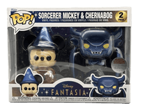 sorcerer mickey and chernabog disney 2 pack