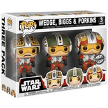 Star Wars Biggs, Wedge, & Porkins #3 PACK Funko Pop