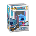 stitch with ukulele flocked pink background 1044