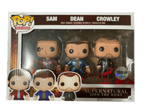 Sam, Dean, & Crowley #3 PACK Funko Pop