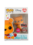 winnie the pooh special edition flocked pink background emp exclusive black 1008