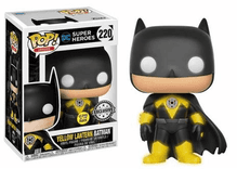 yellow lantern batman exclusive silver background glows in the dark 220