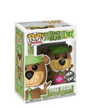 yogi bear exclusive silver background flocked pink 187