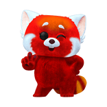 red panda mei exclusive white background flocked pink 1185