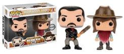negan carl grimes exclusive silver background 2 pack
