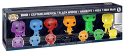 thor captain america black widow hawkeye hulk iron man amazon exclusive white background art series 6 pack