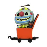 clown in jack the box cart exclusive white background 12