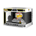 luke skywalker in t 47 airspeeder amazon exclusive white background hyperspace heroes 662
