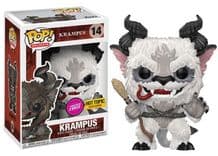 krampus hot topic yellow background chase flocked 14