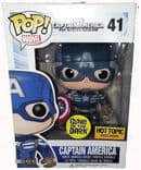 captain america hot topic yellow background glows in the dark 41