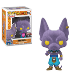 beerus funimation flocked pink background 514