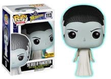 the bride of frankenstein hot topic glows in dark yellow background 113