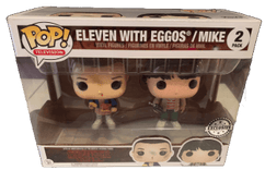 eleven with eggos mike exclusive silver background 2 pack