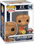 e t with glowing heart special edition glows in the dark 1258