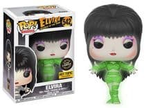 elvira hot topic yellow background glow chase 542