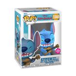 stitch with ukulele flocked pink background 1044