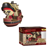 jolly roger with pirate ship 44
