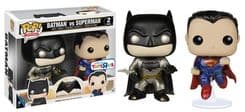 batman vs superman metallic toys r us 2 pack