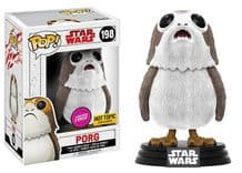 porg hot topic yellow background chase flocked 198