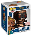 giant lady black gold asia white background 99