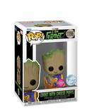 groot with cheese puffs special edition flocked pink background 1196