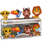 simba zazu pumbaa mufasa special edition glitter 4 pack