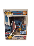 luau stitch original blue ccxp flocked pink background 2025 1567