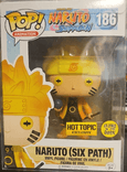 naruto six path hot topic yellow background glows in the dark 186