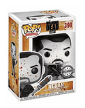 negan black white bloody exclusive silver background 390