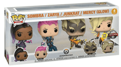 sombra zarya junkrat mercy special edition glows in the dark 4 pack