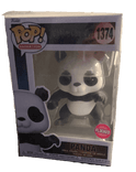 panda flocked pink background 1374