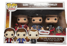 Sam, Dean, & Crowley #3 PACK Funko Pop