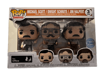 michael scott dwight schrute jim halpert special edition 3 pack