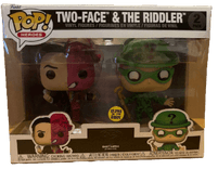 two face the riddler glows in dark 2 pack