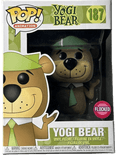 yogi bear flocked pink background 187