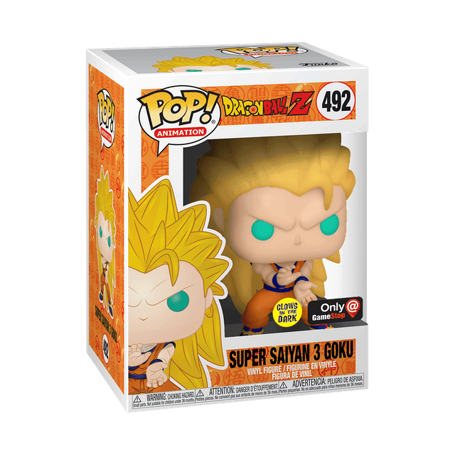 super saiyan 3 goku only gamestop glows in the dark 492