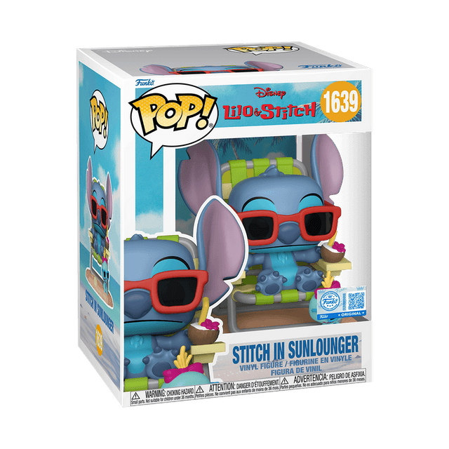 stitch in sunlounger original blue 1639
