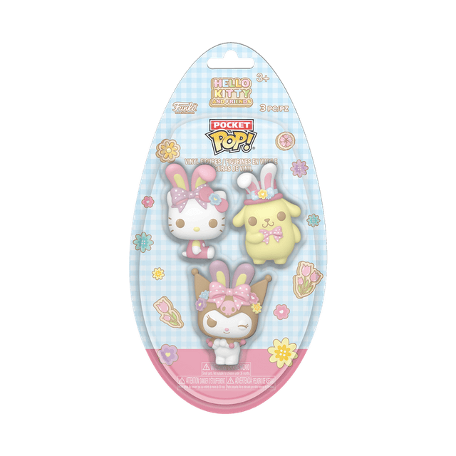 hello kitty and friends with bunny ears 3 pack