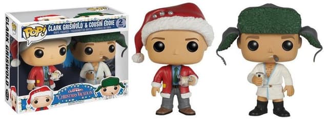 clark griswold cousin eddie fye exclusive black background 2 pack