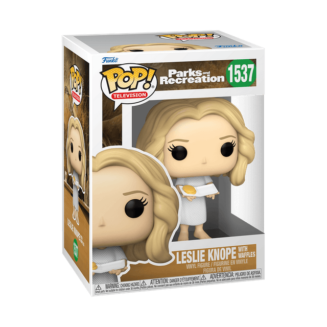 leslie knope with waffles 1537