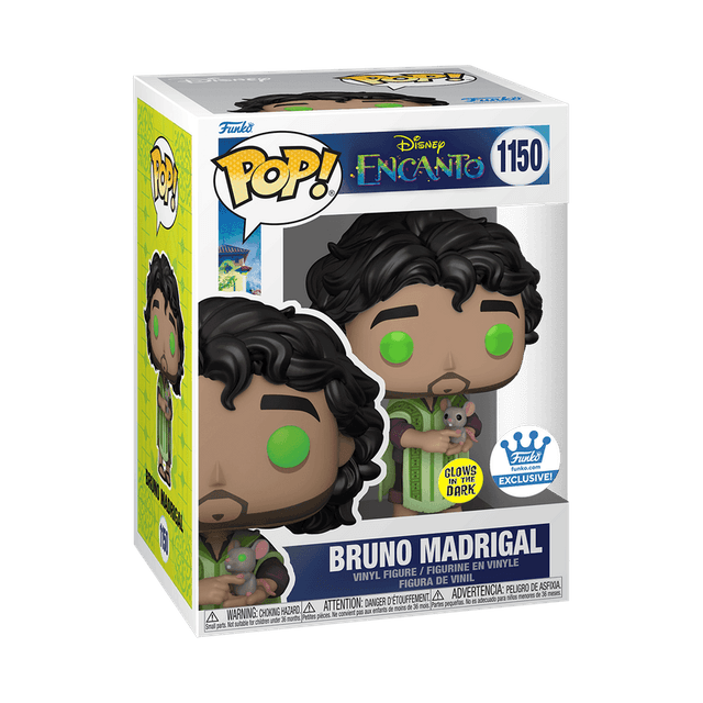 bruno madrigal exclusive white background glows in the dark 1150