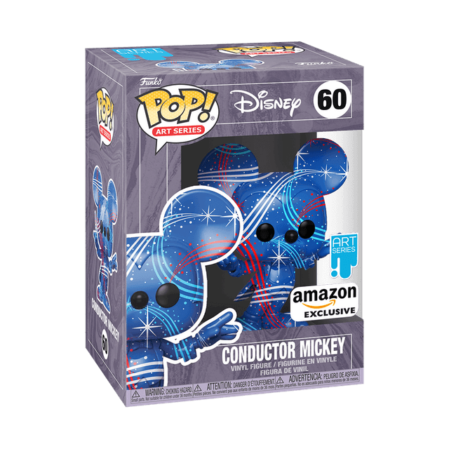 conductor mickey amazon exclusive white background art series 60