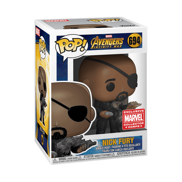 nick fury marvel collector corps red 694