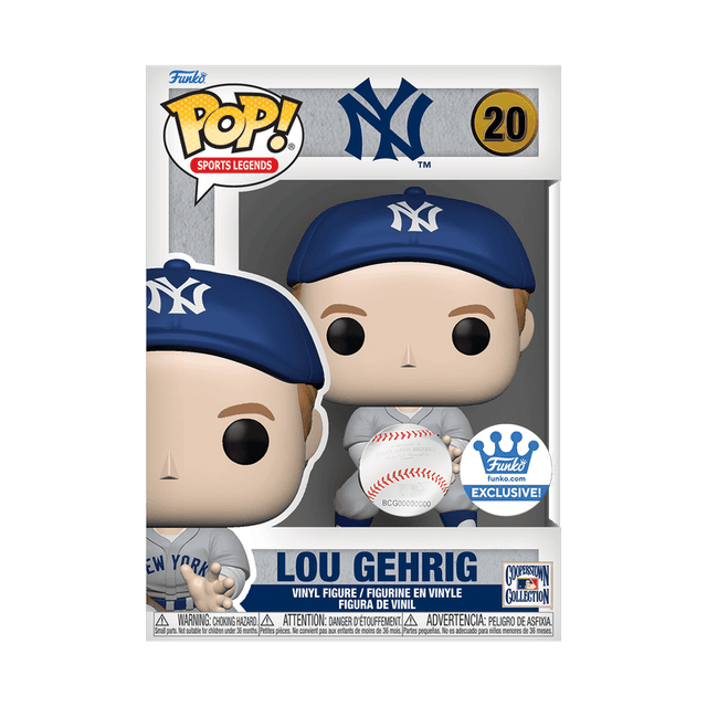lou gehrig exclusive white background mlb 20