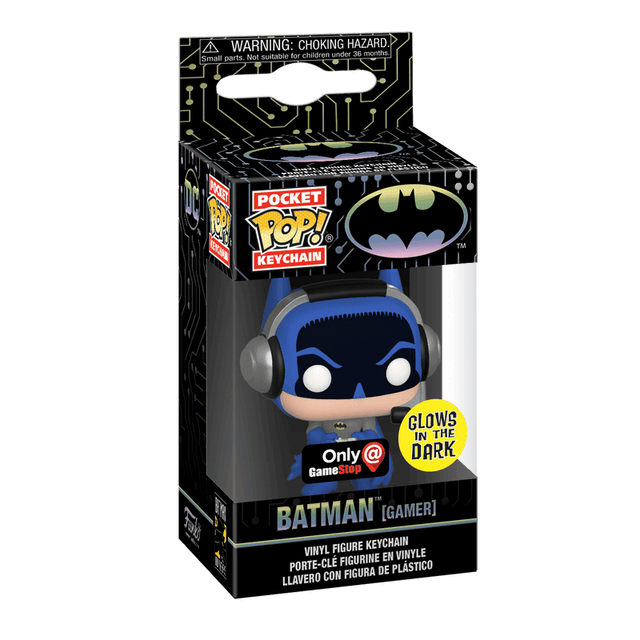 batman gamer only gamestop glows in the dark