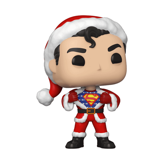 superman in holiday sweater 353