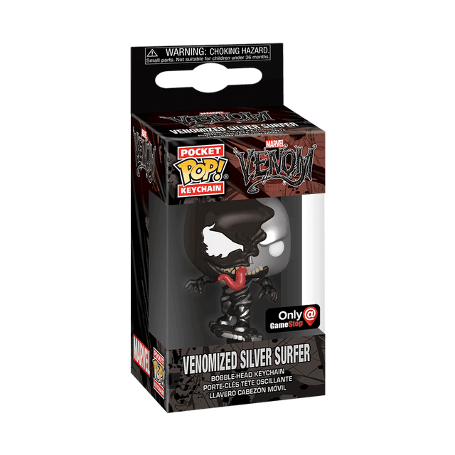 venomized silver surfer metallic only gamestop